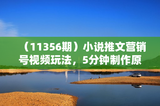 （11356期）小说推文营销号视频玩法，5分钟制作原创视频，从0到1轻松实现日入500+