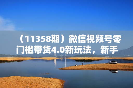 （11358期）微信视频号零门槛带货4.0新玩法，新手小白当天见收益，日入1000+