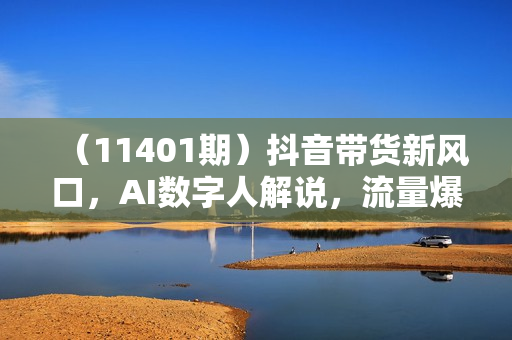 （11401期）抖音带货新风口，AI数字人解说，流量爆炸，小白也能轻松爆单