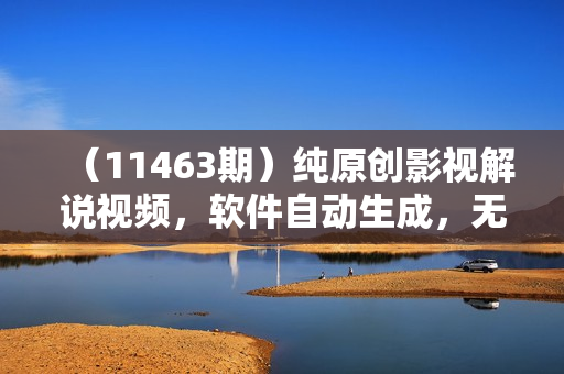 （11463期）纯原创影视解说视频，软件自动生成，无脑操作，每天十分钟，轻松日入2000+