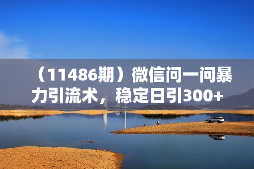 （11486期）微信问一问暴力引流术，稳定日引300+创业粉，最新方法，条条爆款