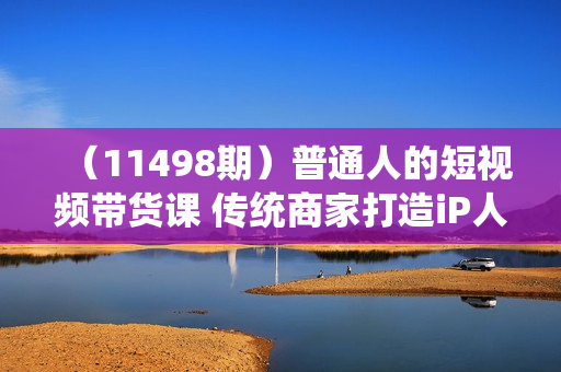 （11498期）普通人的短视频带货课 传统商家打造iP人设直播带货 8种变现与直播带货技巧