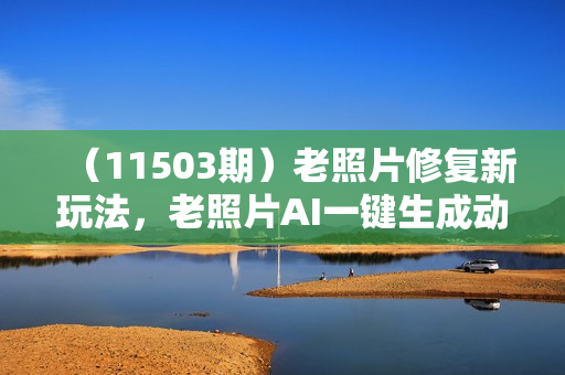 （11503期）老照片修复新玩法，老照片AI一键生成动态视频 全新流量风口 轻松月入过万