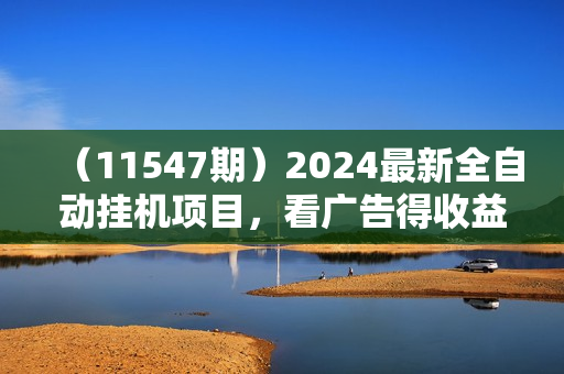 （11547期）2024最新全自动挂机项目，看广告得收益 小白无脑日入200+ 可无限放大