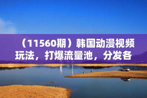 （11560期）韩国动漫视频玩法，打爆流量池，分发各大平台，小白简单上手，