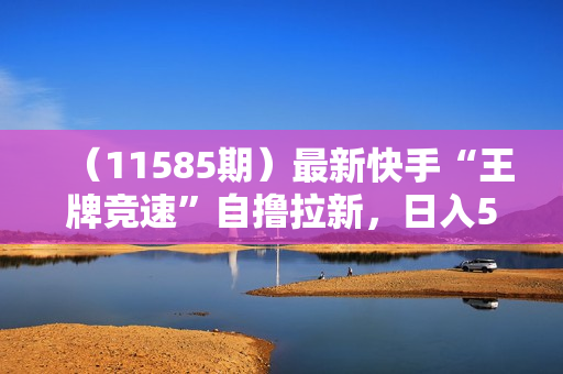 （11585期）最新快手“王牌竞速”自撸拉新，日入500＋！ 纯无脑机械操作，小
