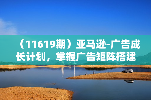 （11619期）亚马逊-广告成长计划，掌握广告矩阵搭建/开源节流/流量来源多元化