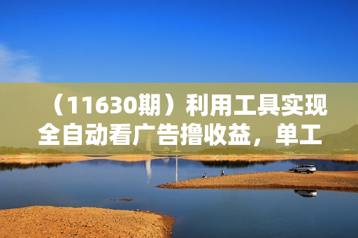 （11630期）利用工具实现全自动看广告撸收益，单工具每日躺赚4-6米 ，批量10000＋