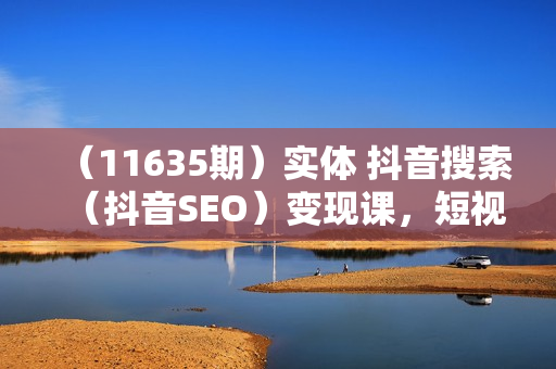 （11635期）实体 抖音搜索（抖音SEO）变现课，短视频搜索seo优化技能（8节视频课）