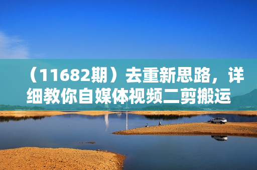 （11682期）去重新思路，详细教你自媒体视频二剪搬运技术，自己加工双重去重100%过