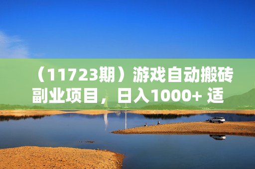 （11723期）游戏自动搬砖副业项目，日入1000+ 适合宝妈小白