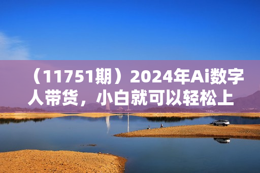 （11751期）2024年Ai数字人带货，小白就可以轻松上手，真正实现月入过万的项目