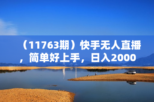 （11763期）快手无人直播，简单好上手，日入2000+