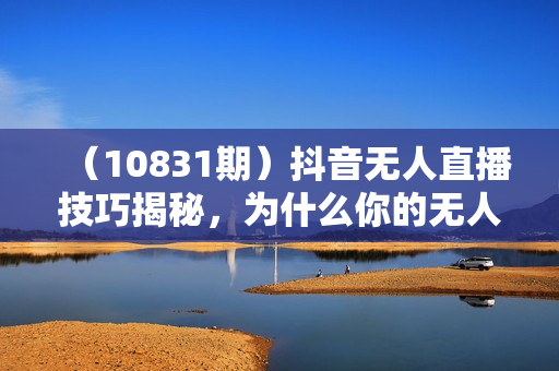 （10831期）抖音无人直播技巧揭秘，为什么你的无人天天封号，我的无人日入上千，还