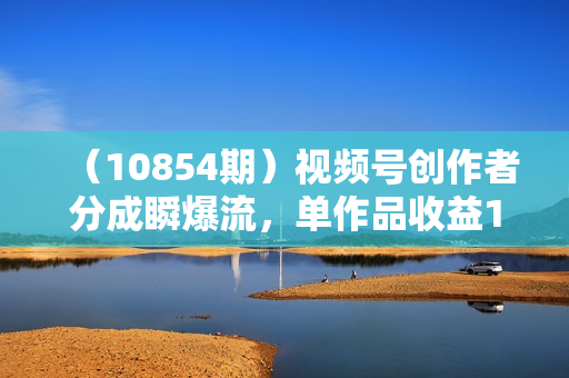 （10854期）视频号创作者分成瞬爆流，单作品收益1000+，小白落地实操教学