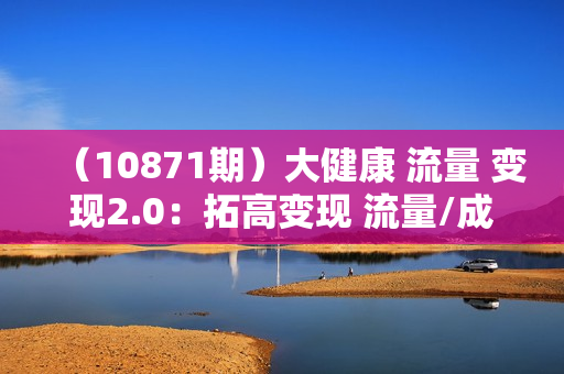 （10871期）大健康 流量 变现2.0：拓高变现 流量/成高客单/低粉高变现/只讲落地实战