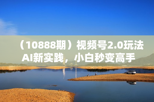（10888期）视频号2.0玩法 AI新实践，小白秒变高手五分钟一条，日入3000+