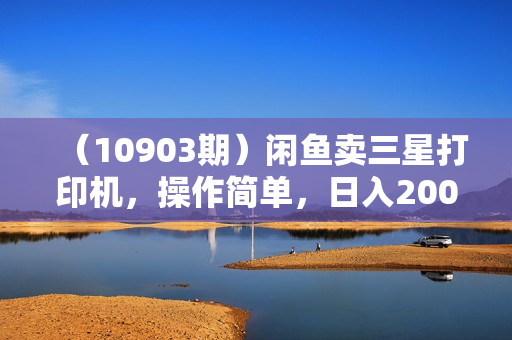 （10903期）闲鱼卖三星打印机，操作简单，日入2000+，新手小白轻松上手