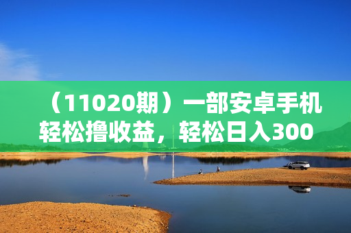 （11020期）一部安卓手机轻松撸收益，轻松日入300+