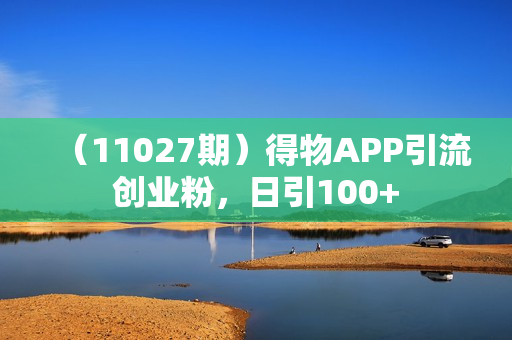（11027期）得物APP引流创业粉，日引100+