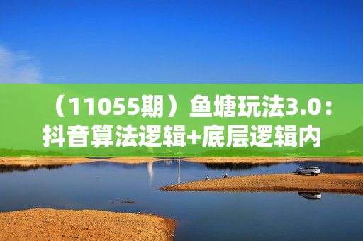 （11055期）鱼塘玩法3.0：抖音算法逻辑+底层逻辑内容，可以直接实操的技术