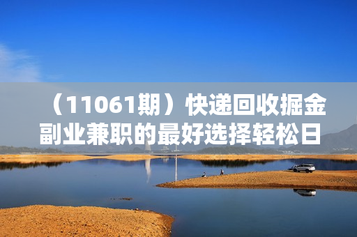 （11061期）快递回收掘金副业兼职的最好选择轻松日入2000-人人都可以赚派件费