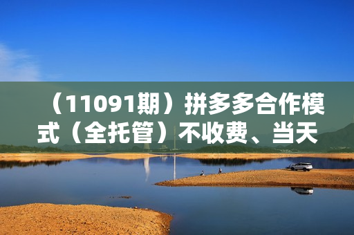 （11091期）拼多多合作模式（全托管）不收费、当天见收益、现成爆品高利润，月入3-5w