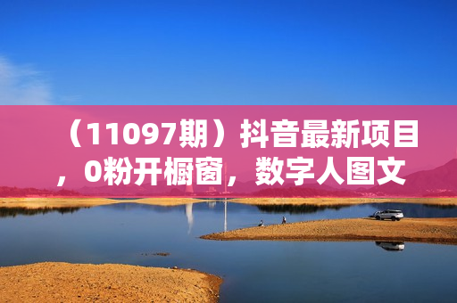 （11097期）抖音最新项目，0粉开橱窗，数字人图文带货，流量爆炸，简单操作，日入1000