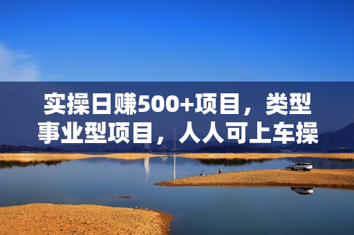 实操日赚500+项目，类型事业型项目，人人可上车操作