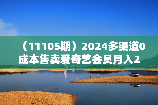 （11105期）2024多渠道0成本售卖爱奇艺会员月入2W＋
