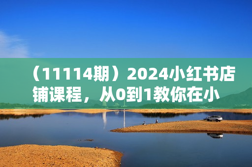 （11114期）2024小红书店铺课程，从0到1教你在小红书开店卖货（32节课）