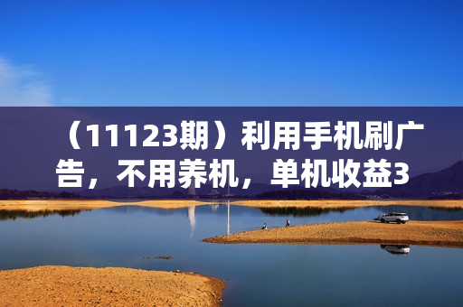 （11123期）利用手机刷广告，不用养机，单机收益30+无上限 可批量复制扩大（无需账号