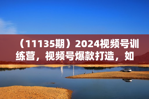 （11135期）2024视频号训练营，视频号爆款打造，如何变现教程（20节课）