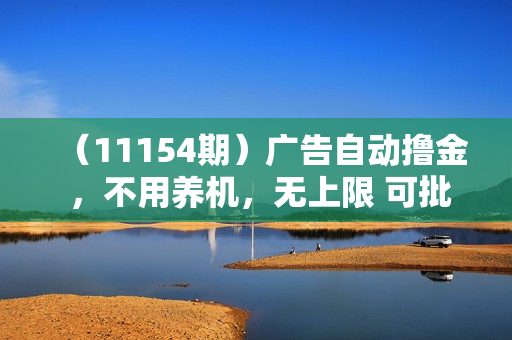 （11154期）广告自动撸金 ，不用养机，无上限 可批量复制扩大，单机400+  操作特别