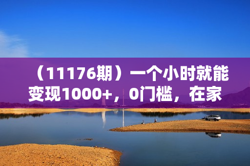 （11176期）一个小时就能变现1000+，0门槛，在家一部手机就能躺赚