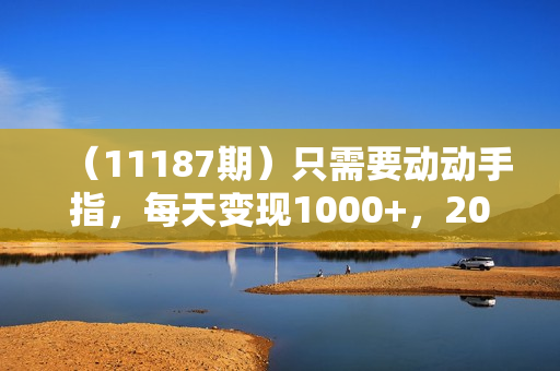 （11187期）只需要动动手指，每天变现1000+，2024最新全自动赚钱模式，新手捞金教学！