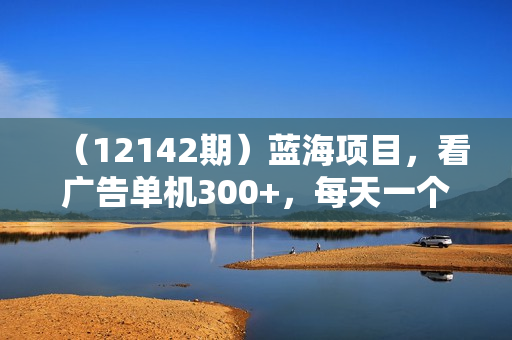 （12142期）蓝海项目，看广告单机300+，每天一个小时，月入3W~5W
