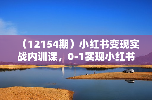 （12154期）小红书变现实战内训课，0-1实现小红书-IP变现 底层逻辑/实战方法/训练结合