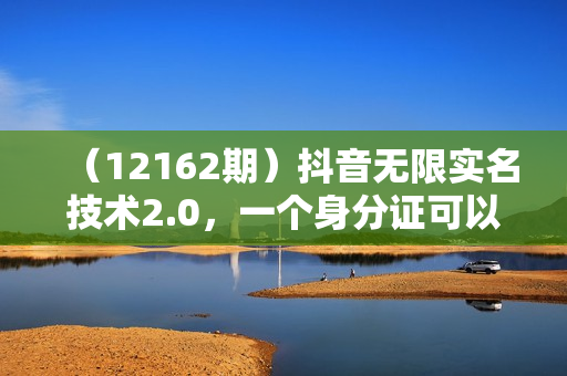 （12162期）抖音无限实名技术2.0，一个身分证可以实名无数个抖音，几分钟一个自己