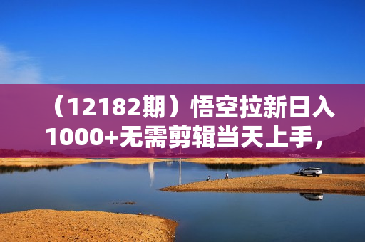 （12182期）悟空拉新日入1000+无需剪辑当天上手，一部手机随时随地可做，全流程无