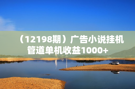 （12198期）广告小说挂机管道单机收益1000+