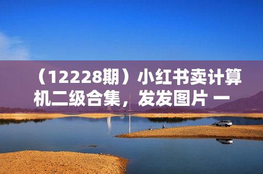 （12228期）小红书卖计算机二级合集，发发图片 一天收益能上千