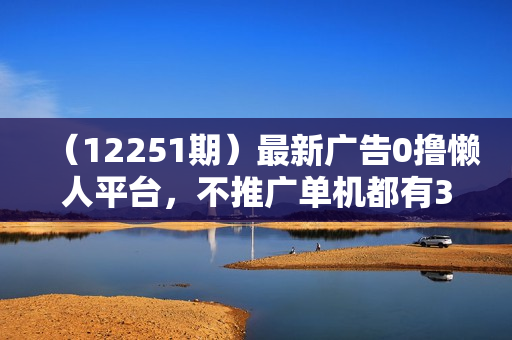 （12251期）最新广告0撸懒人平台，不推广单机都有300+，来捡钱，简单无脑稳定可批量