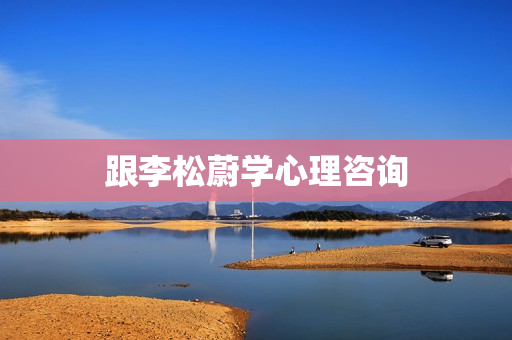 跟李松蔚学心理咨询