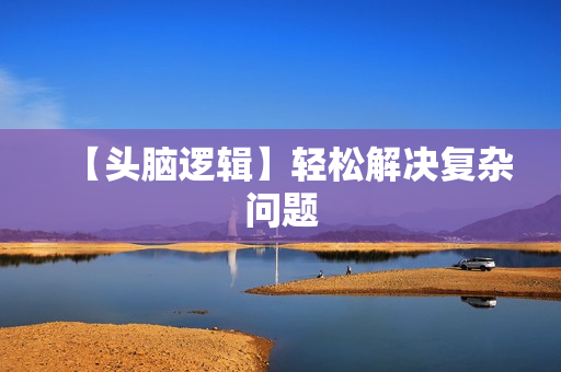【头脑逻辑】轻松解决复杂问题