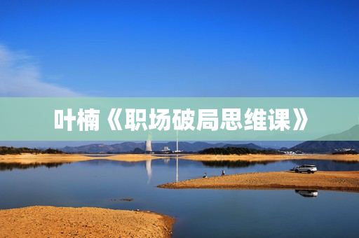 叶楠《职场破局思维课》