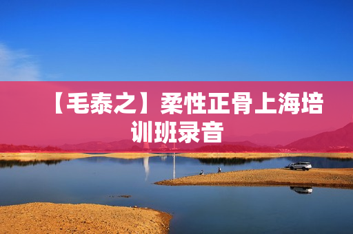 【毛泰之】柔性正骨上海培训班录音