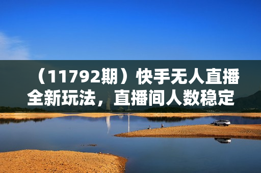 （11792期）快手无人直播全新玩法，直播间人数稳定1500+，小白单日也可躺赚3000+，