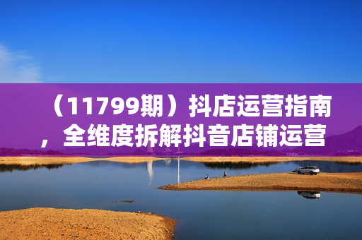 （11799期）抖店运营指南，全维度拆解抖音店铺运营维护，小店经营与商品卡起量策略