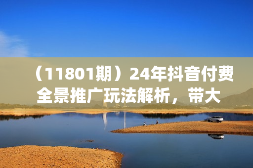 （11801期）24年抖音付费 全景推广玩法解析，带大家了解付费的整个变化 (9节课)